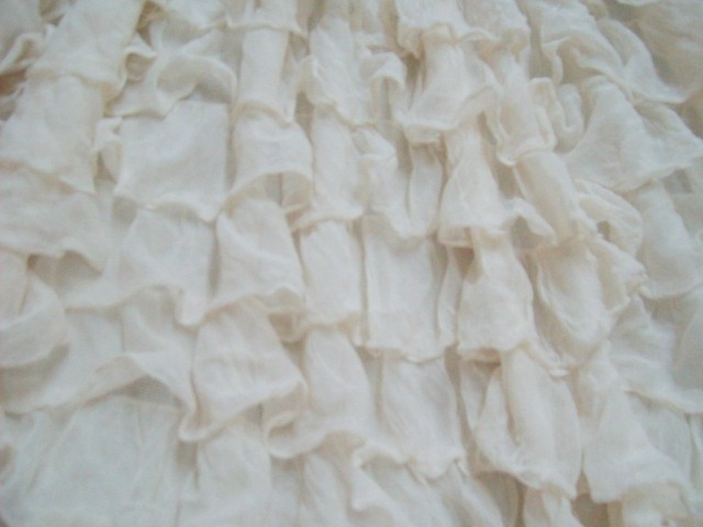 10.Cream Dance Ruffles